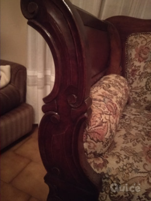 Divano antico in stile Luigi Filippo foto-10635