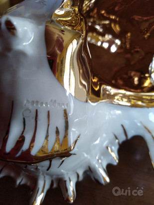 Conchiglia in porcellana con swarovski foto-87504