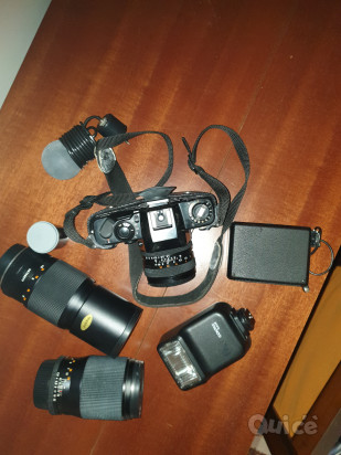 Macchina fotografica CONTAX 139 QUARTZ   VARI ACCESSORI  foto-163794