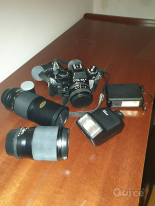 Macchina fotografica CONTAX 139 QUARTZ VARI ACCESSORI foto-21093