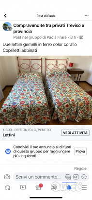 Lettino con copriletto prezzo per uno foto-25792