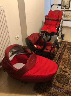Carrozzina ovetto e passeggino - Trio Bebe Confort quasi nuovo foto-34535