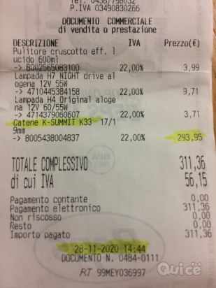 Catene neve tipo ragno foto-333721