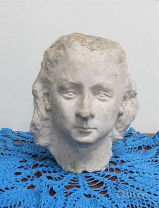 Busto / volto in gesso foto-350247