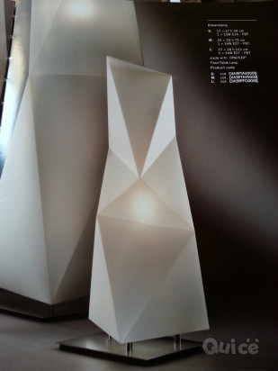  Lampada SLAMP Diamond. Table Lamp. Nuova. Dimensioni 22x23 xh72. Scontata 50%. Opaflex.   foto-4052