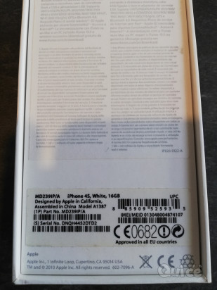 IPhone 4S bianco 16 GB foto-4109