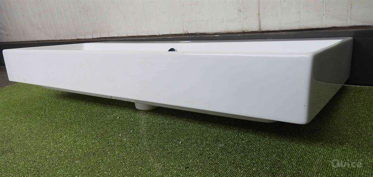 Lavandino in ceramica Tecla semi incasso  foto-357353