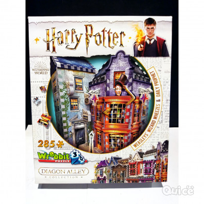 HARRY POTTER Wrebbit 3D Puzzle 285 pz Weasleys' wizard Wheezes & Daily Prophet  foto-44923