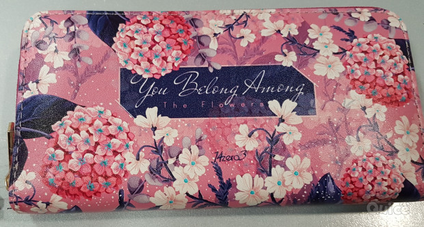 PORTAFOGLIO DONNA SIMILPELLE C/STAMPA FLOREALE CM 20X10  EURO 11,50 foto-384523