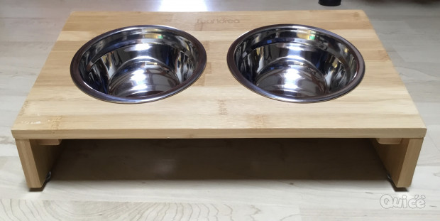 Vendo porta ciotole rialzato per cuccioli foto-45038