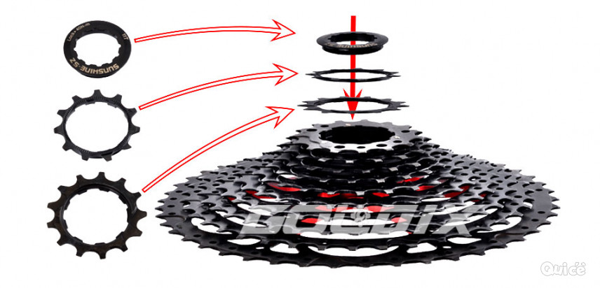 Pacco pignoni per mtb Shimano/SRAM foto-45299