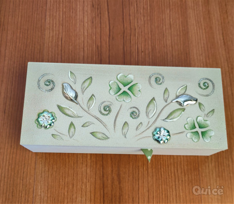 Scatola Portapenna Sfera in Argento foto-47993