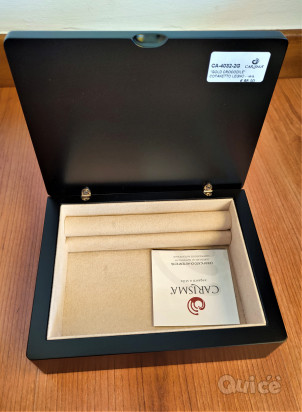 PORTAGIOIE LEGNO NERO LUCIDO TRAMA COCCODRILLO foto-47998