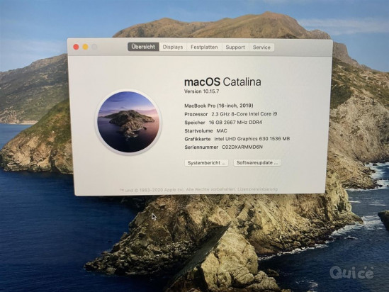 MacBook Pro 16 Touch Bar 2019 i9 16GB 1TB foto-413171