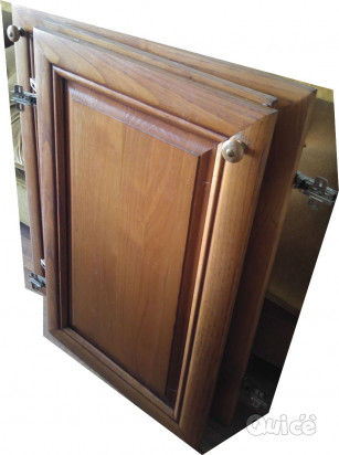 Serie di ante in rovere per cucina componibile foto-5183