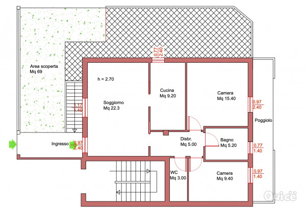 Ponzano V.to - Merlengo - Appartamento 2 Camere - Piano Terra - Ingresso Indipen foto-27937