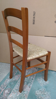 4 Sedie nuove mod. Venezia tinta noce foto-33037