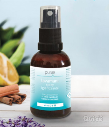 SPRAY LAVAMANI IGIENIZZANTE PURAE foto-6169