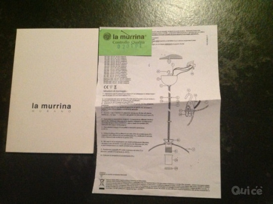 LAMPADARIO LA MURRINA ORIGINALE foto-44226