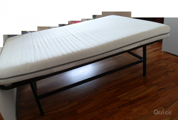 RETE A MOLLE E MATERASSO IKEA foto-7984