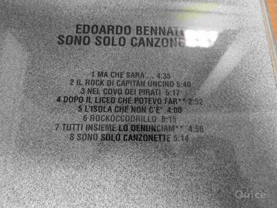 Cd Edoardo Bennato - Sono solo canzonette foto-57230
