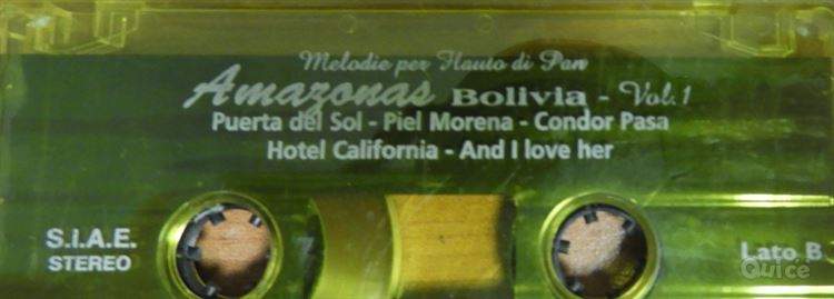 Musicassetta Amazonas Bolivia - Panflute son foto-57236