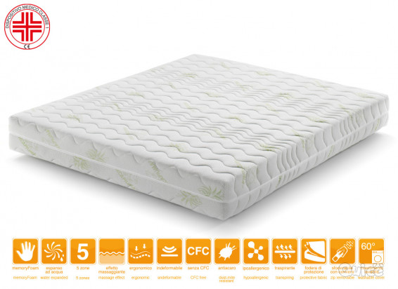 Materasso in Memory modello RAINBOW matrimoniale 160x190 cm foto-58871