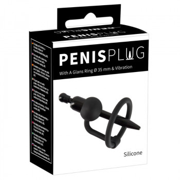Penis Plug – Penis Plug con Glans Ring Vibration