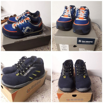 2 paia scarpe antinfortunistiche o da trekking n° 38, 