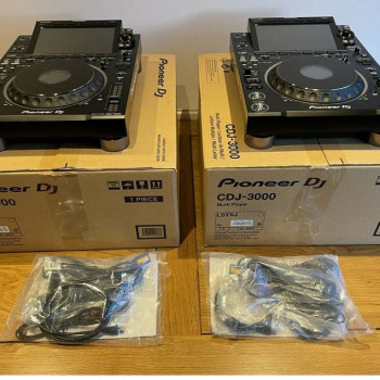 Pioneer CDJ-3000 Multi-Player, Pioneer DJM-A9 DJ Mixer , Pioneer DJ DJM-V10-LF 