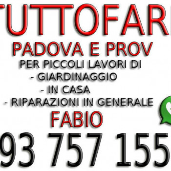 PADOVA - TUTTOFARE PER LA CASA E IL GIARDINO 3937571551 FABIO