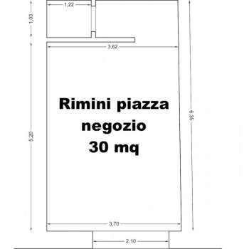 Negozio in affitto a Rimini (Rimini)