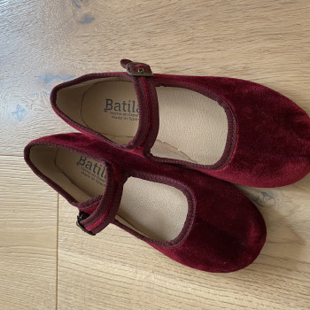 Vendo ballerine bordeaux friulane bambina numero 31