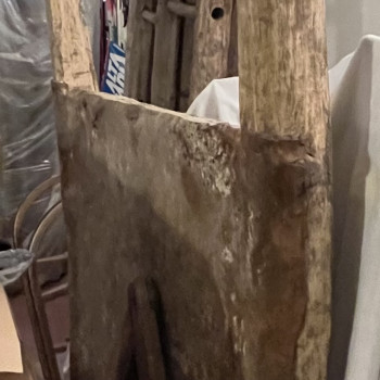 Vendo portantina legno/metallo come da foto (forse di origine militare),!