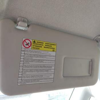 Aletta parasole destra FIAT SEDICI  del 2010