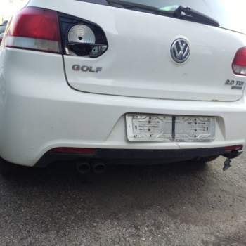 Paraurti posteriore VOLKSWAGEN GOLF 6  del 2010