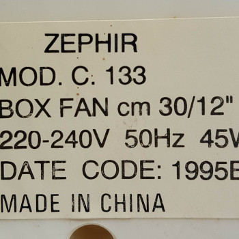 Ventilatore da pavimento marca Zephir