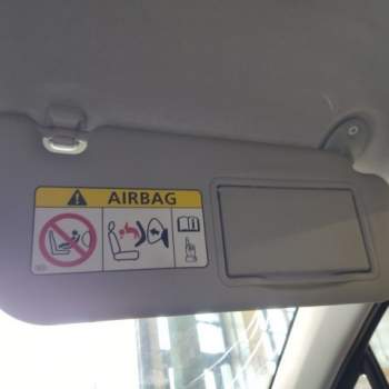 Aletta parasole destra TOYOTA YARIS  del 2013