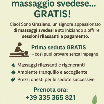 Massaggio Rilassante svedese