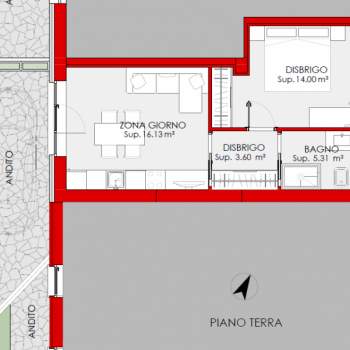 Appartamento in vendita a Terre d'Adige (Trento)