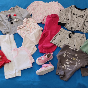 Stock abbigliamento usato bimbo e bimba, da 0 a 4 anni &ndash; prezzo simbolico.