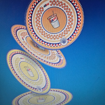 4 piatti estathe  ancora imballati