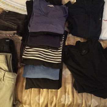 scatola abbigliamento usato e scarpe usate