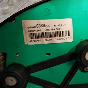 Quadro strumenti PEUGEOT 206 1997cc HDI  del 2003