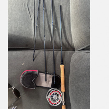 TFO Legacy Flyrod 13'6" 8 weight with a Finatic 9 plus Reel for Fishing