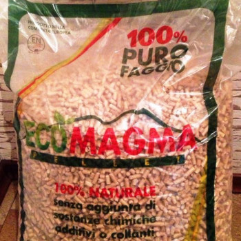 Pellets di faggio 6-8 mm ENplus A1. 15kg.