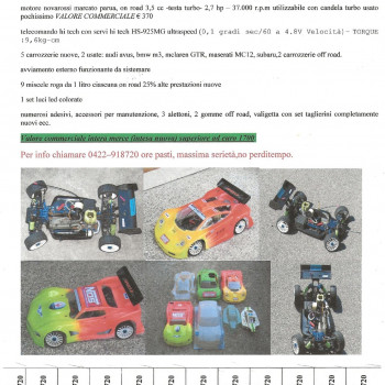 Automodello a scoppio carson 1/8