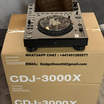 AlphaTheta CDJ-3000X, Pioneer CDJ-3000, Pioneer DJ DJM-A9, AlphaTheta Euphonia, 