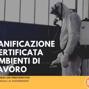 Servizi di sanificazioni ambientali con Ozono 