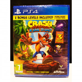 Crash Badicoot N'sane Trilogy - PLAYSTATION 4 - nuovo sigillato 